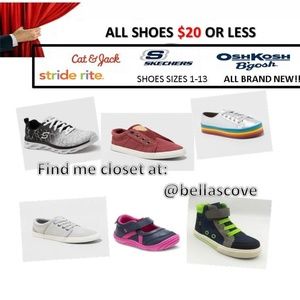 kIDS SHOES $20 & UNDER